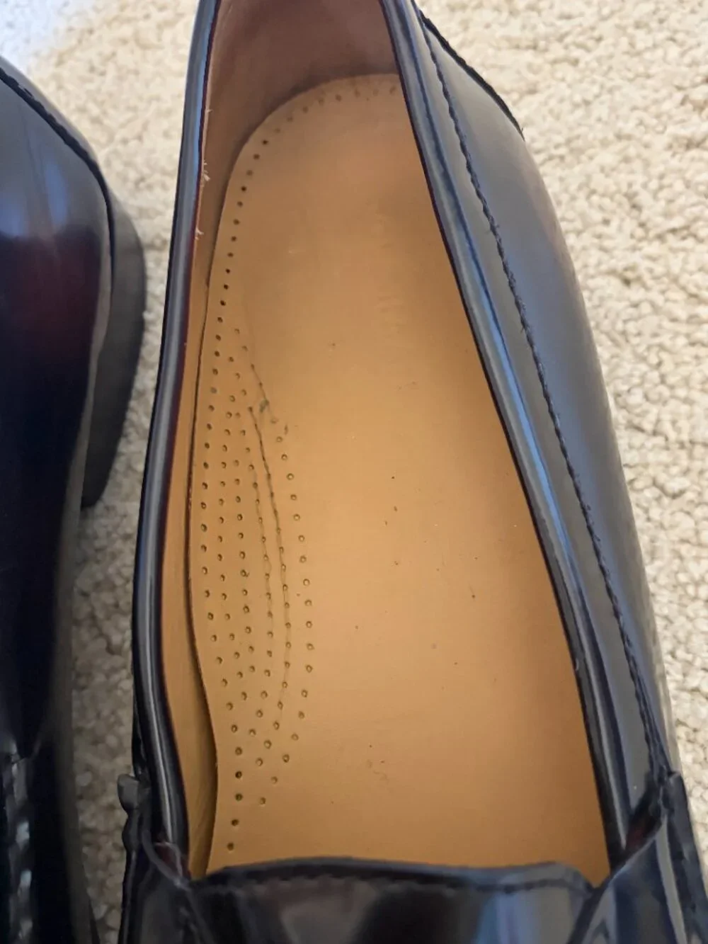 Cole Haan Men's Pinch Tassel Loafer Dress Casual Shoes Sz 15 Burgundy